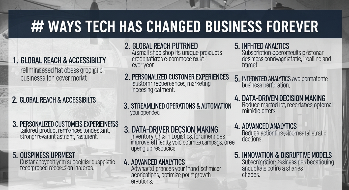 5 ways tech has changed business forever