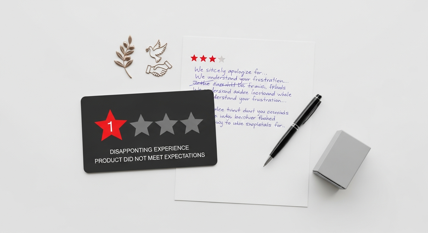 how to respond negative reviews online store