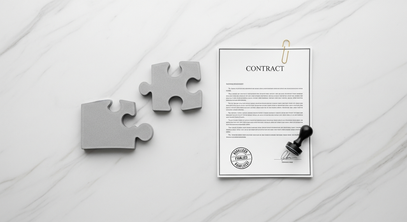 Signing a vendor agreement for e-commerce supply chain management