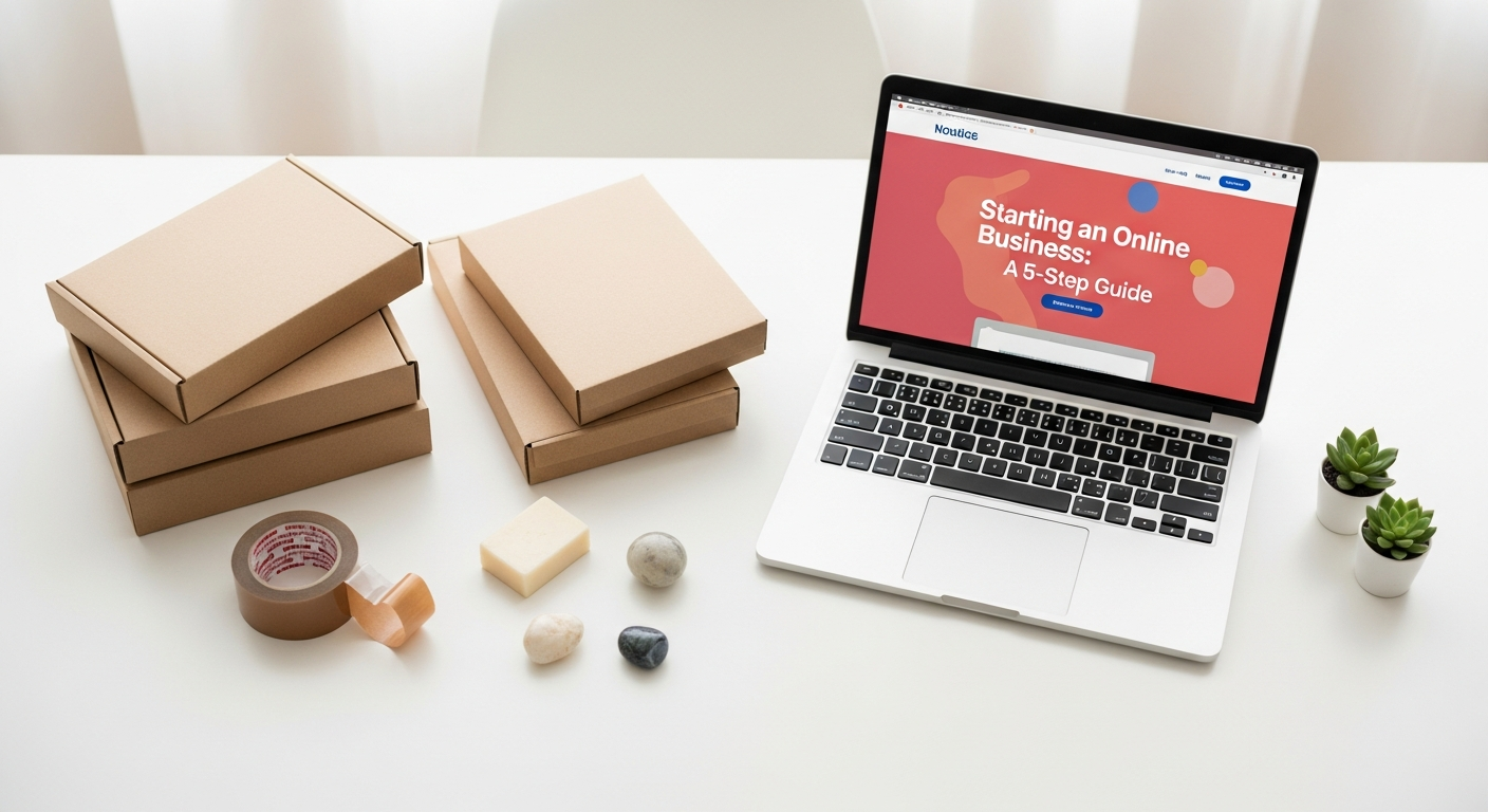 Starting an online business a 5 step guide