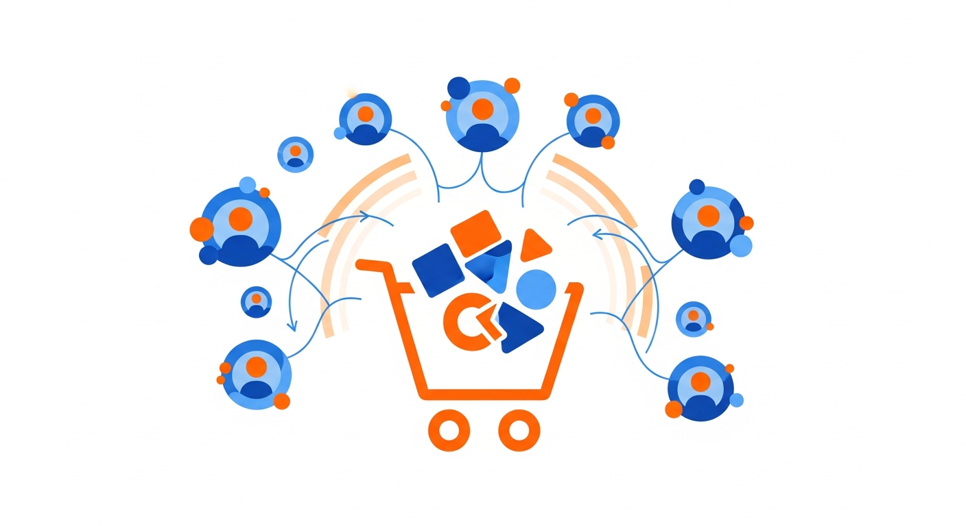 Build brand community for e-commerce success illustration