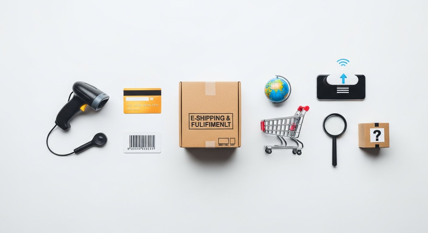 Flowchart showing frameworks for order fulfillment and third-party logistics integration