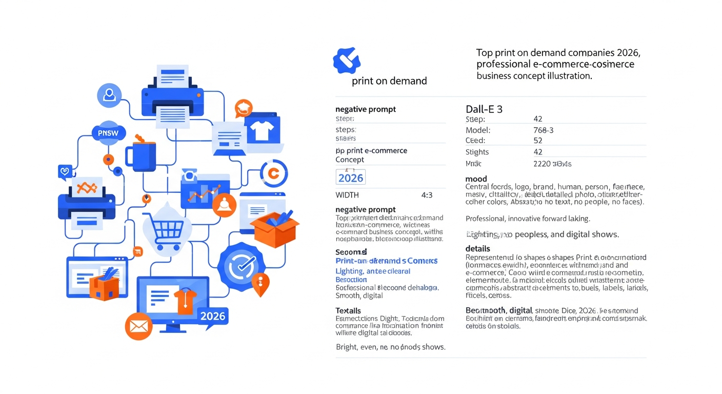 Top print on demand companies 2026 illustration