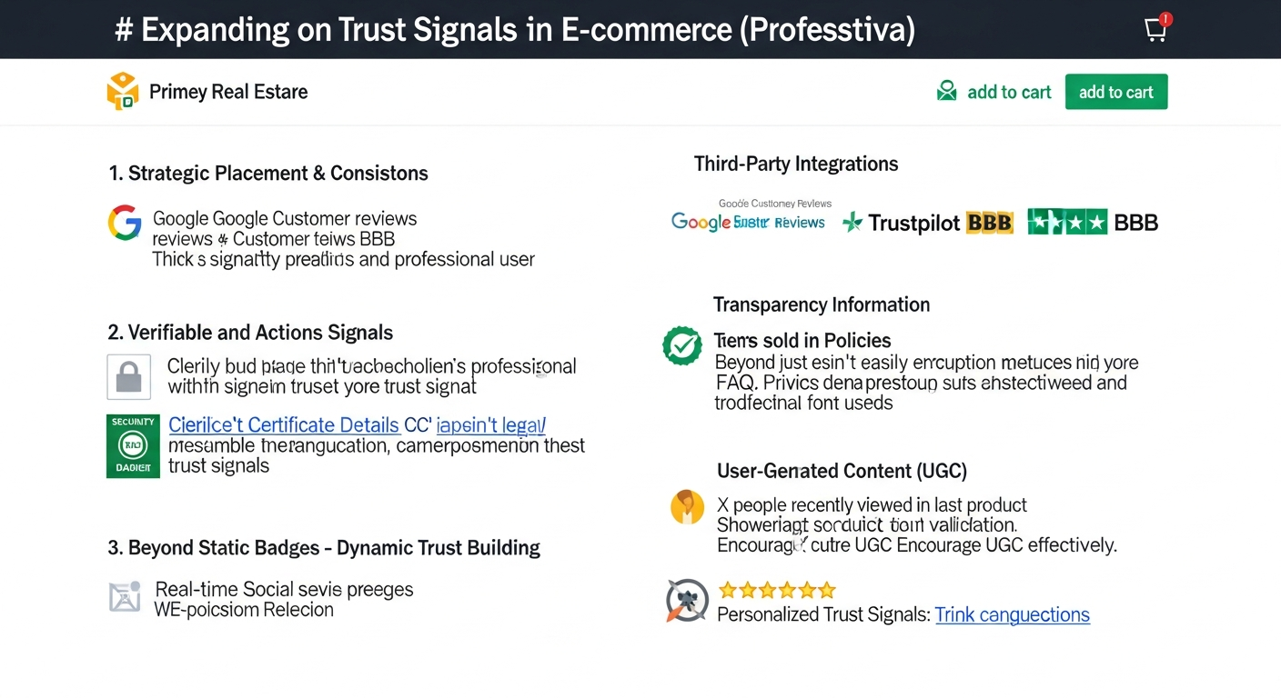 Trust signals that increase e-commerce sales illustration