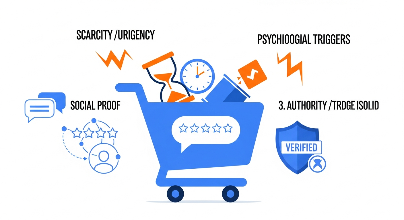 Use psychological triggers in e-commerce illustration