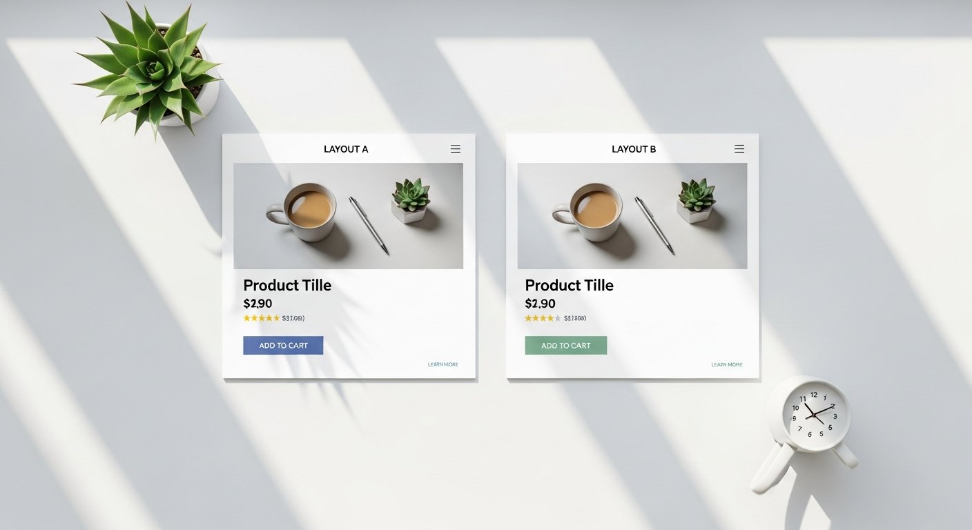 a/b testing for ecommerce - photo 2 illustration