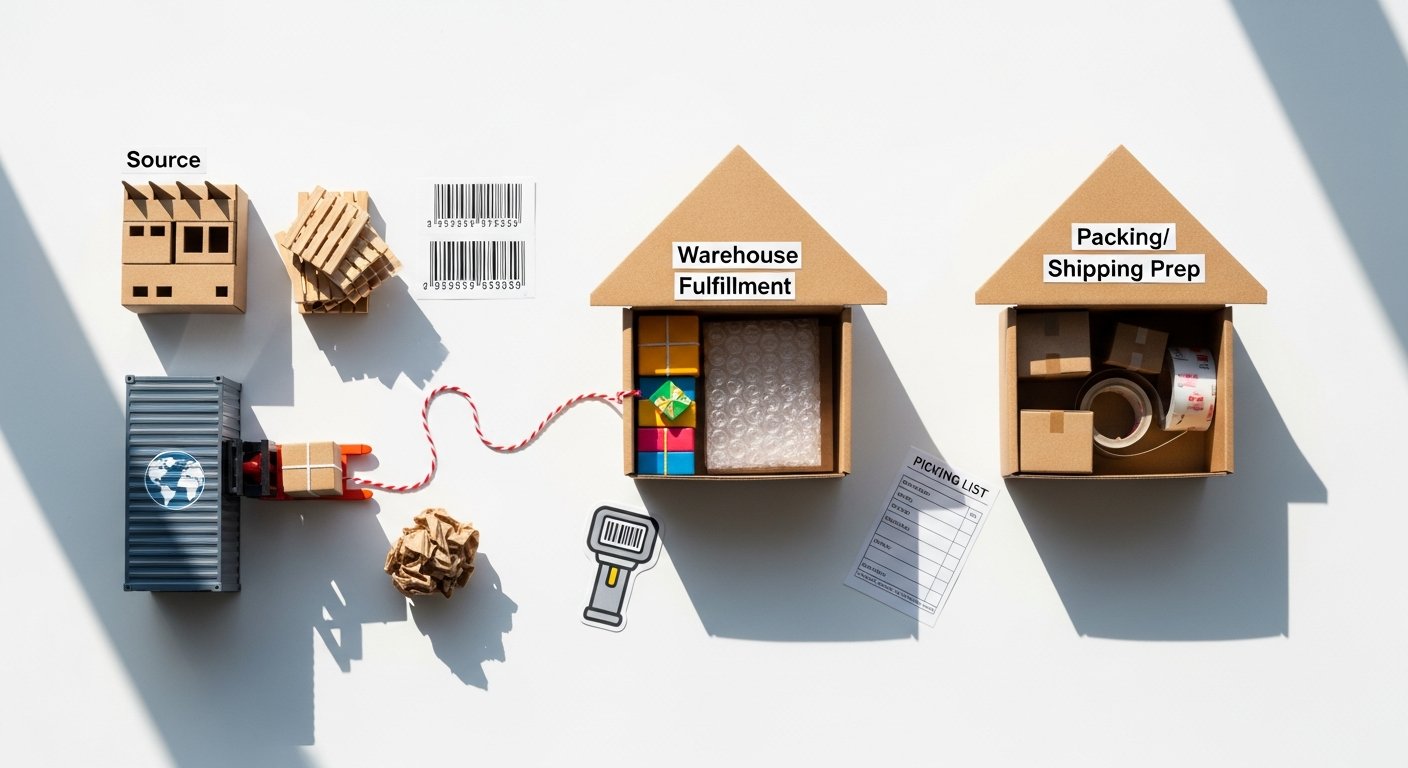 ecommerce supply chain - photo 2 illustration